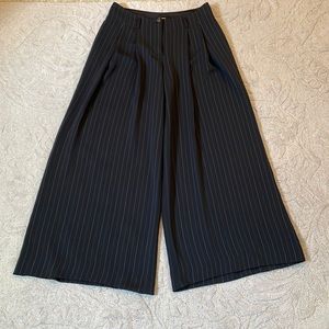 Giorgio Armani High Waisted Pinstripe Palazzo Pants